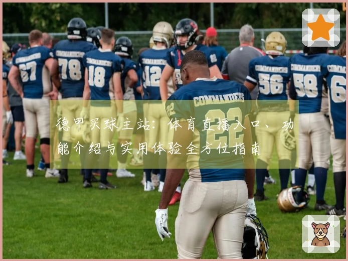 德甲买球主站：体育直播入口、功能介绍与实用体验全方位指南