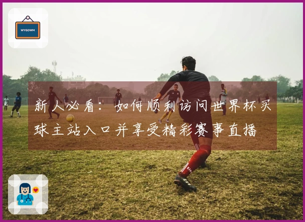 新人必看：如何顺利访问世界杯买球主站入口并享受精彩赛事直播