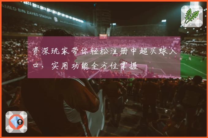 资深玩家带你轻松注册中超买球入口，实用功能全方位掌握
